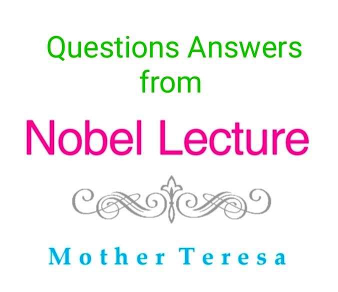 Questions Answers from Nobel Lecture